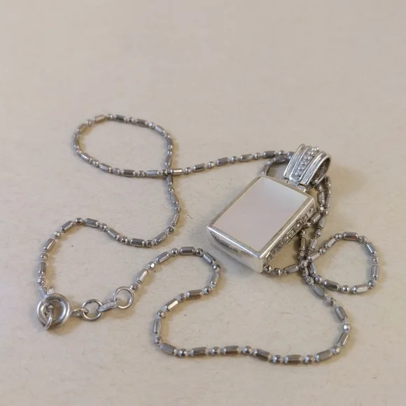 Sterling Silver Pendant & 18KGF Necklace - Picture 7 of 16